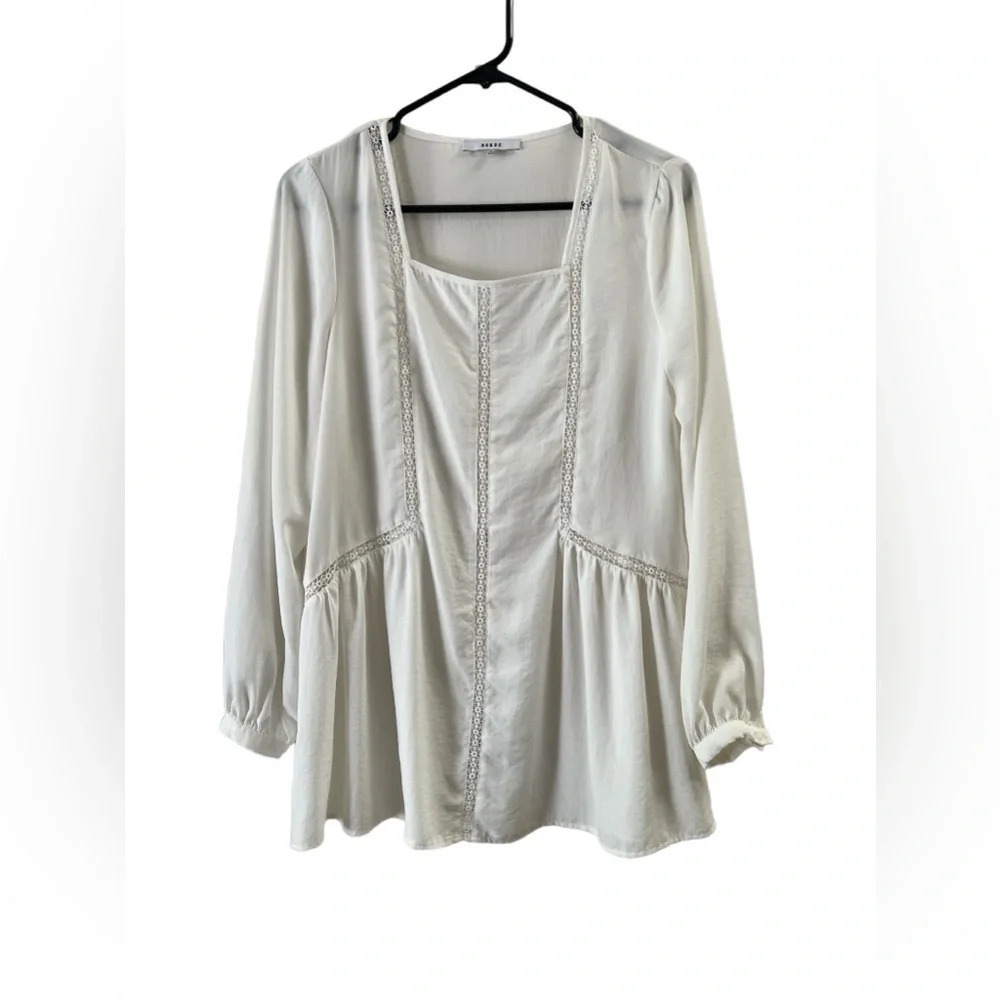 RO&DE women’s white blouse